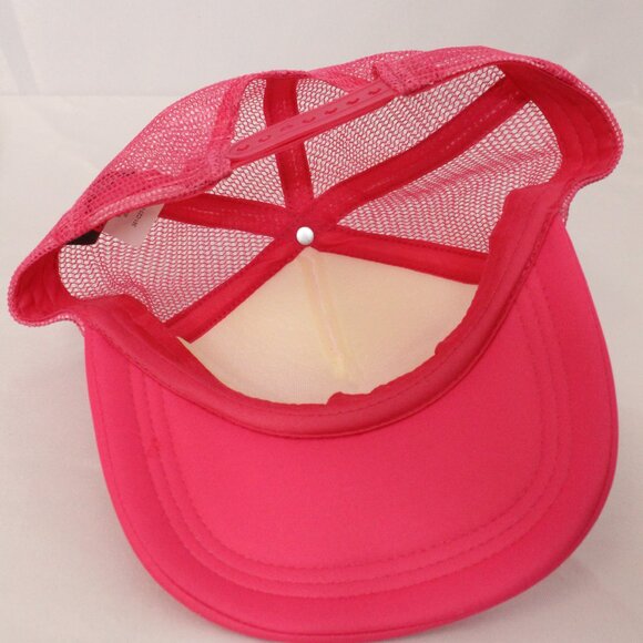 Pink & White Baseball Cap Hat Barbie Inspired Logo - Picture 4 of 5